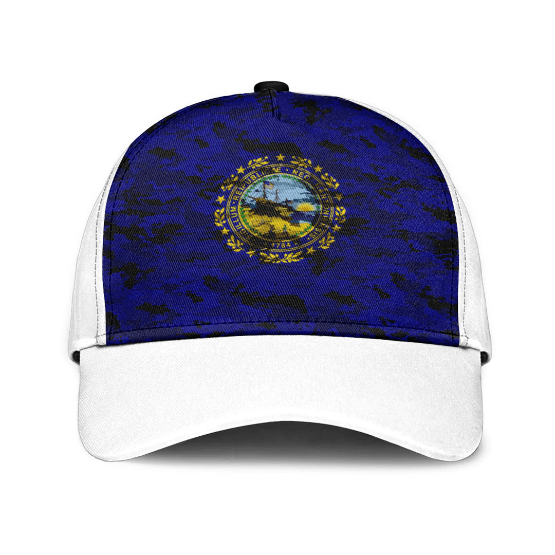 Adeenyc Cap - New Hampshire 1909 - 1931 Camo Style Classic Cap Baseball Cap Hat Trucker Hats Custom Hats Gifts For Men & Women