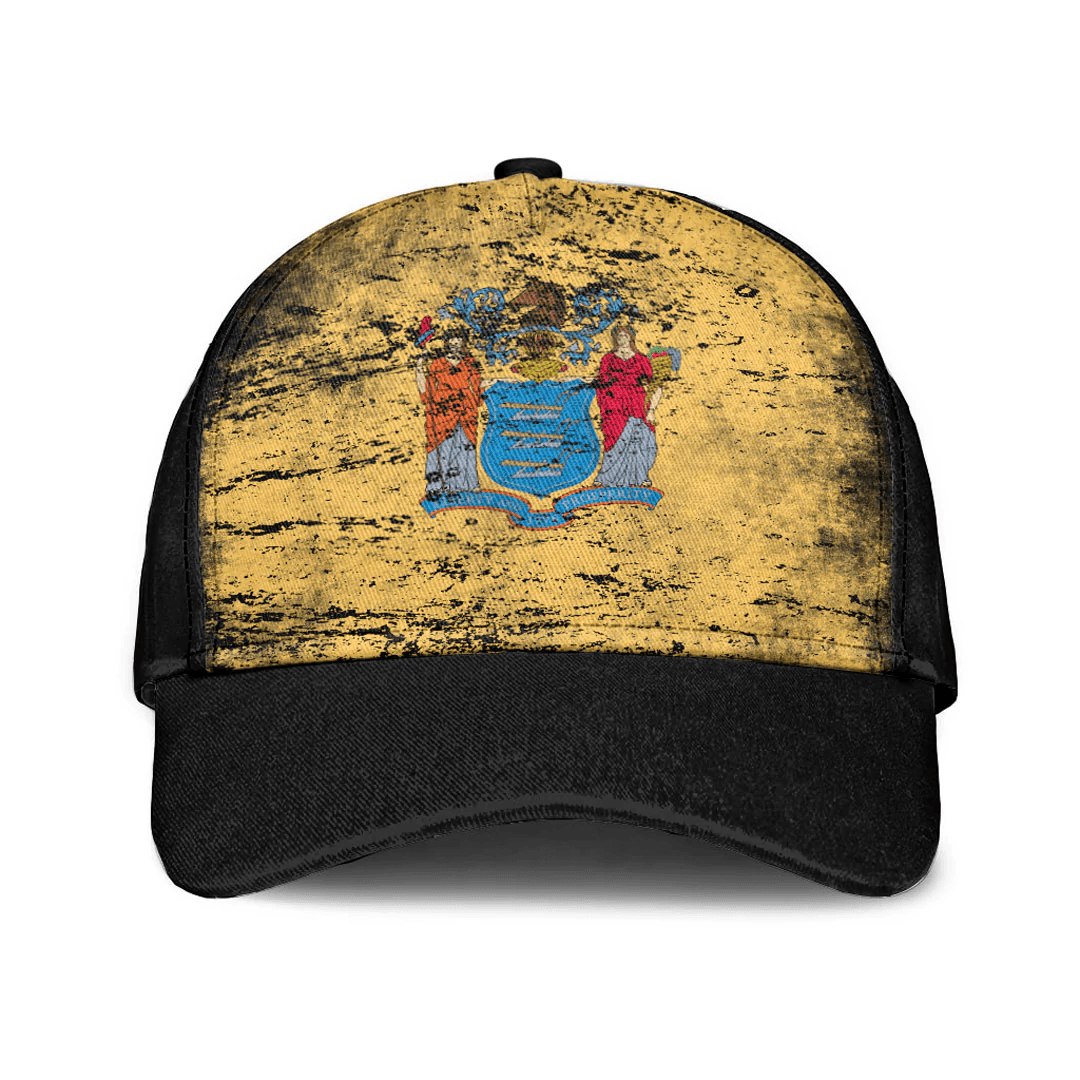 Adeenyc Cap - New Jersey Special Grunge Classic Cap Baseball Cap Hat Trucker Hats Custom Hats Gifts For Men & Women