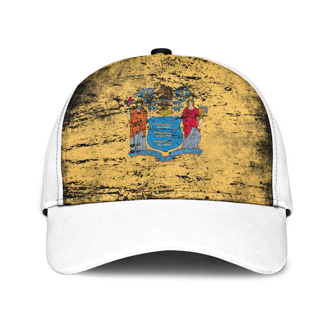 Adeenyc Cap - New Jersey Special Grunge Classic Cap Baseball Cap Hat Trucker Hats Custom Hats Gifts For Men & Women