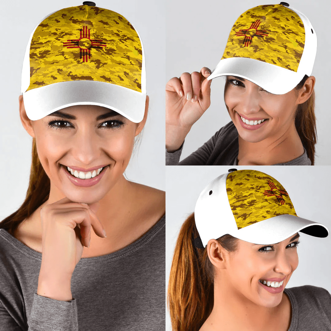 Adeenyc Cap - New Mexico Camo Style Classic Cap Baseball Cap Hat Trucker Hats Custom Hats Gifts For Men & Women