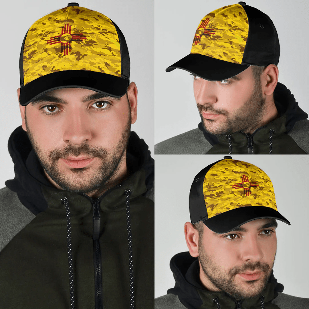 Adeenyc Cap - New Mexico Camo Style Classic Cap Baseball Cap Hat Trucker Hats Custom Hats Gifts For Men & Women