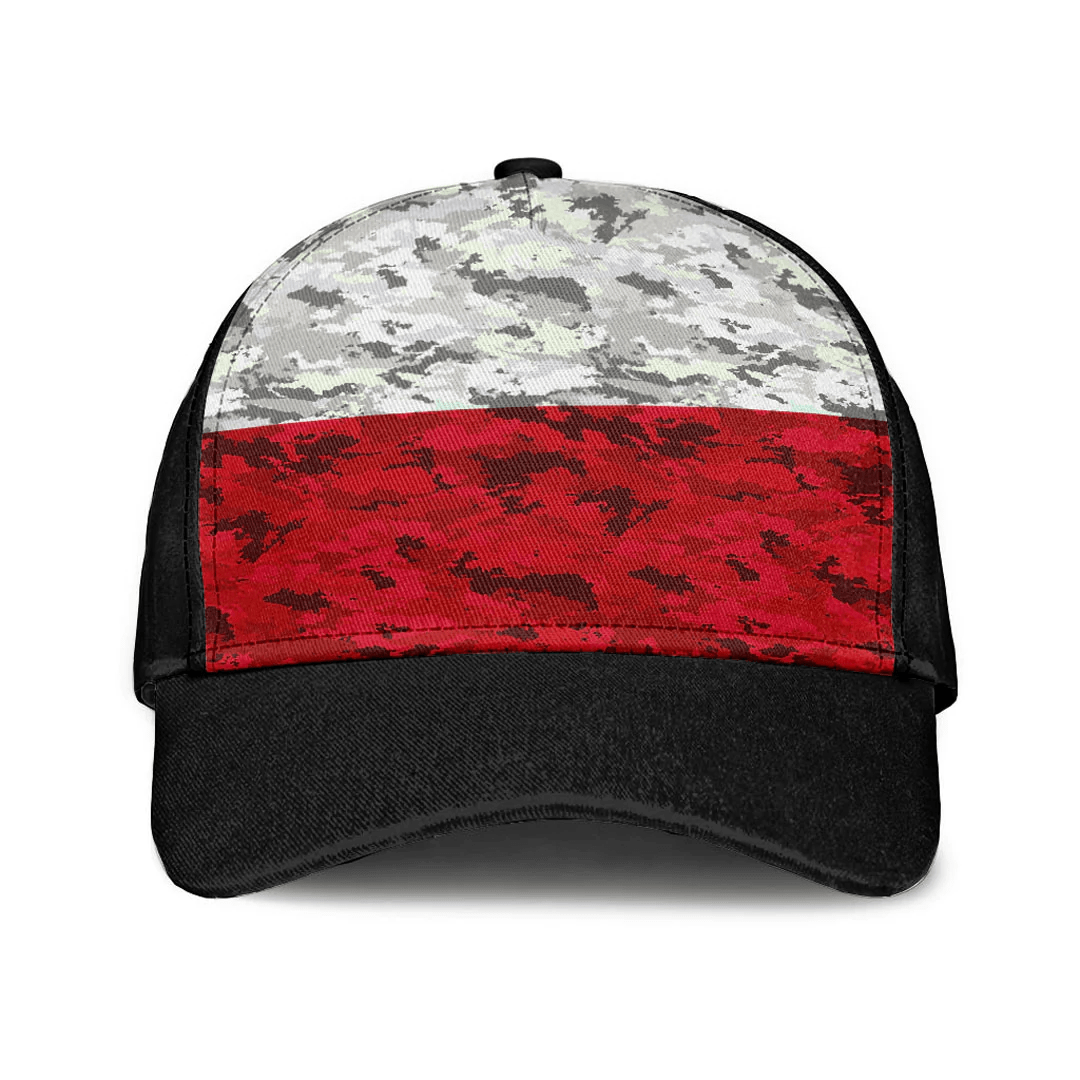 Adeenyc Cap - Poland Camo Style Classic Cap Baseball Cap Hat Trucker Hats Custom Hats Gifts For Men & Women