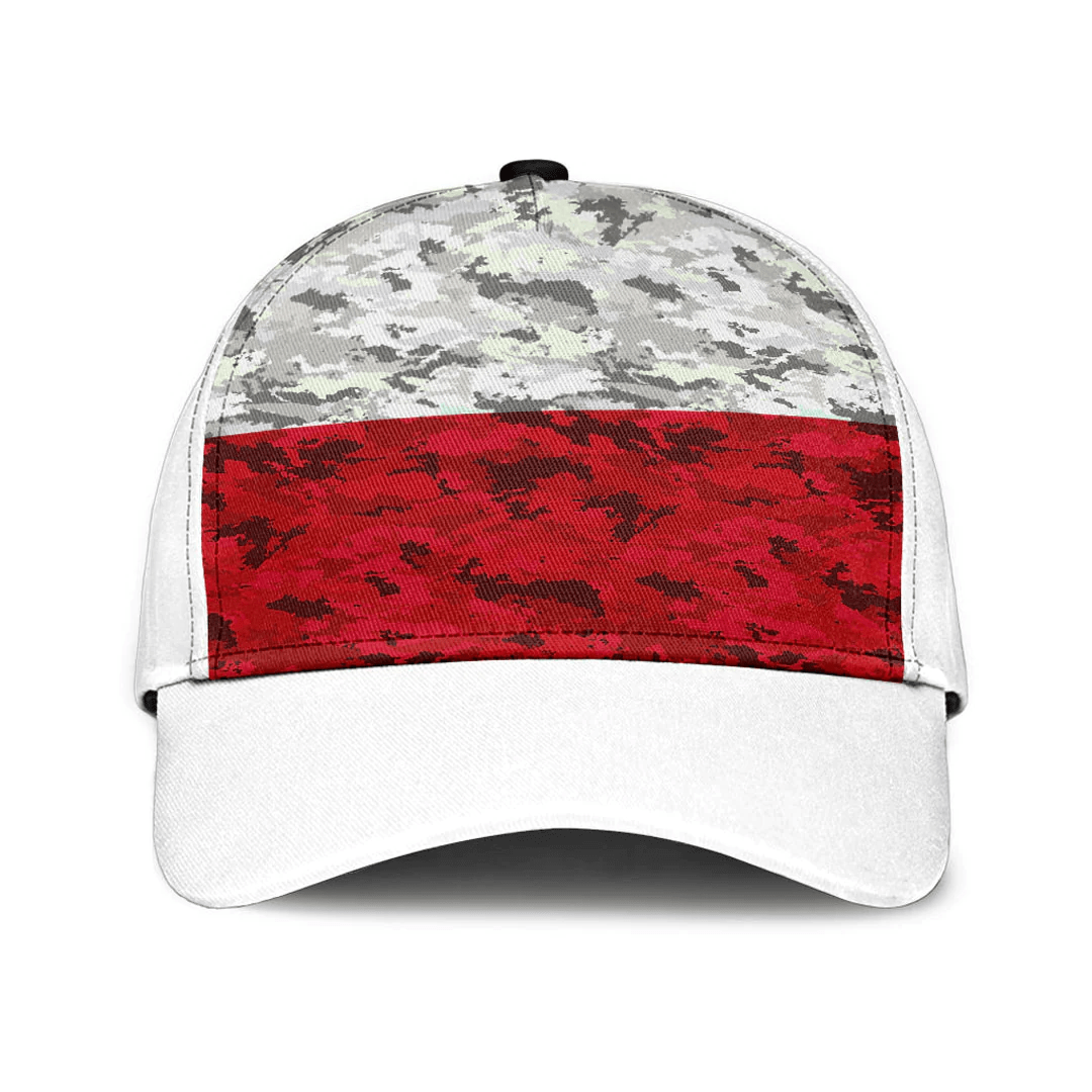 Adeenyc Cap – Poland Camo Style Classic Cap Baseball Cap Hat Trucker Hats Custom Hats Gifts For Men & Women