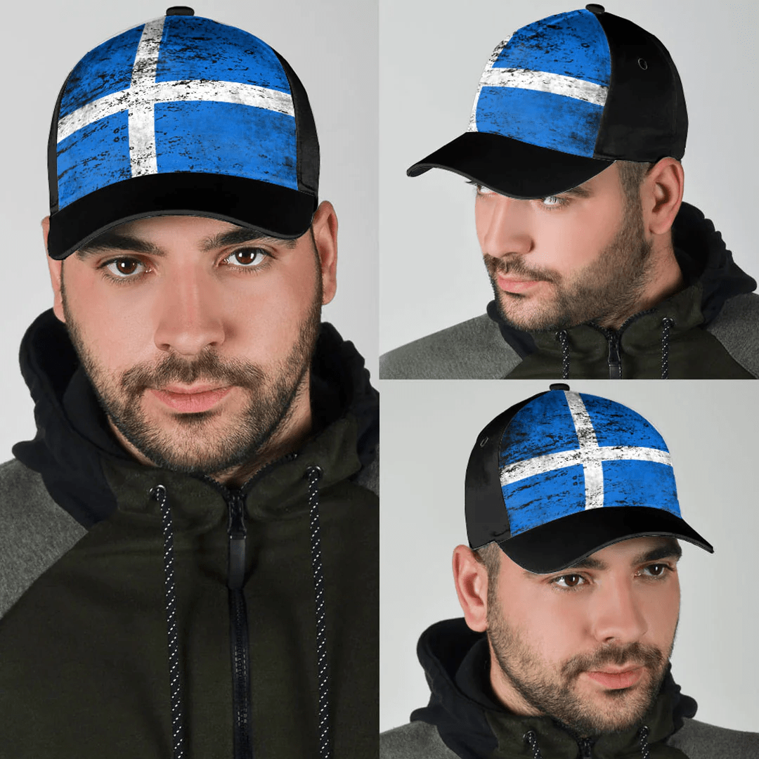 Adeenyc Cap - Scotland Shetland Special Grunge Classic Cap Baseball Cap Hat Trucker Hats Custom Hats Gifts For Men & Women