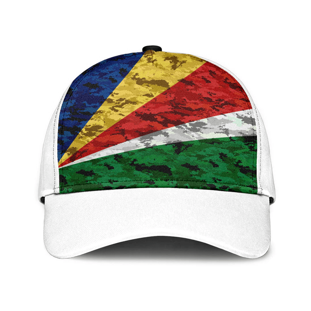 Adeenyc Cap - Seychelles Camo Style Classic Cap Baseball Cap Hat Trucker Hats Custom Hats Gifts For Men & Women
