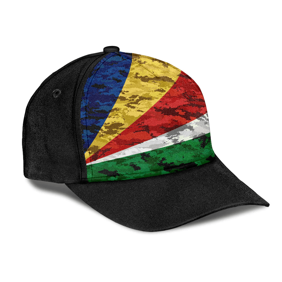 Adeenyc Cap - Seychelles Camo Style Classic Cap Baseball Cap Hat Trucker Hats Custom Hats Gifts For Men & Women