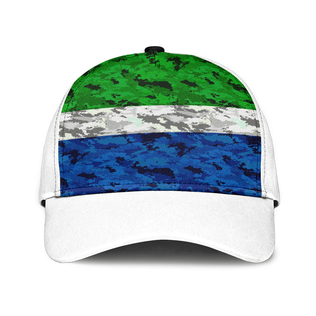 Adeenyc Cap - Sierra Leone Camo Style Classic Cap Baseball Cap Hat Trucker Hats Custom Hats Gifts For Men & Women