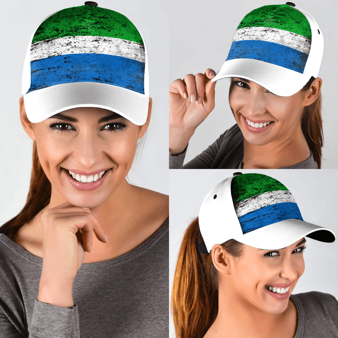 Adeenyc Cap - Sierra Leone Special Grunge Classic Cap Baseball Cap Hat Trucker Hats Custom Hats Gifts For Men & Women