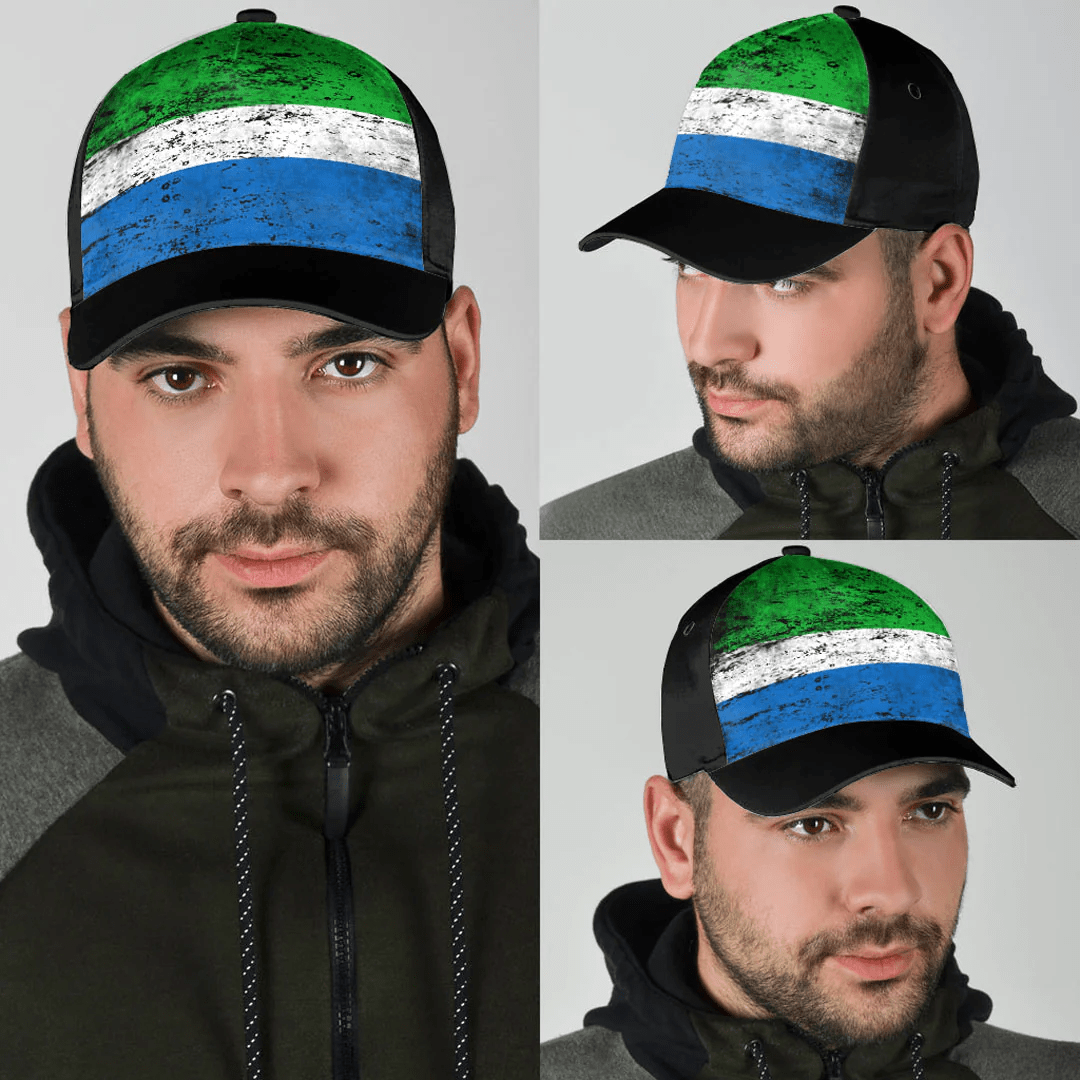 Adeenyc Cap - Sierra Leone Special Grunge Classic Cap Baseball Cap Hat Trucker Hats Custom Hats Gifts For Men & Women