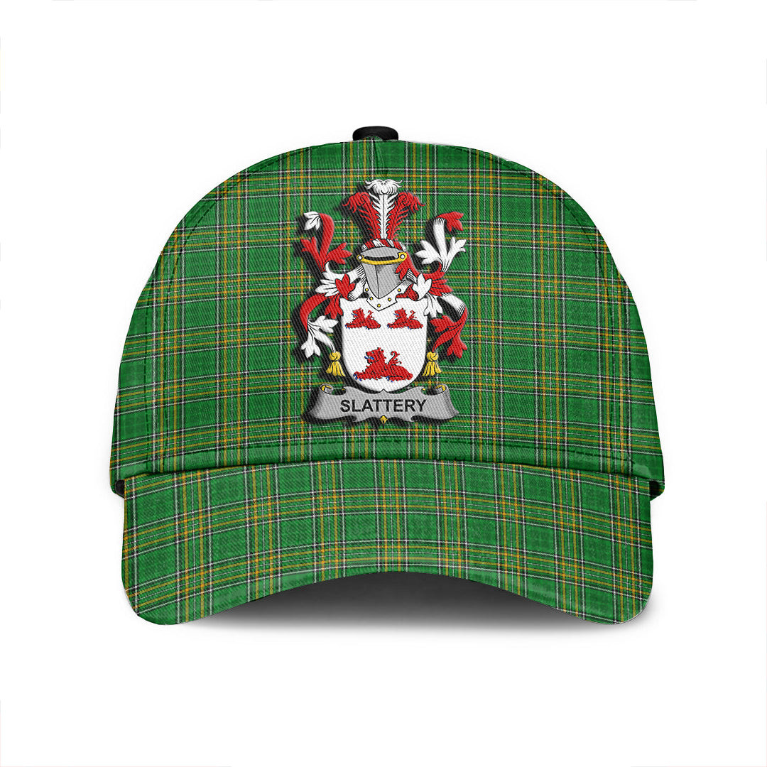 Adeenyc Cap - Slattery or O Slattery Family Crest Tartan Classic Cap Baseball Cap Hat Trucker Hats Custom Hats Gifts For Men & Women