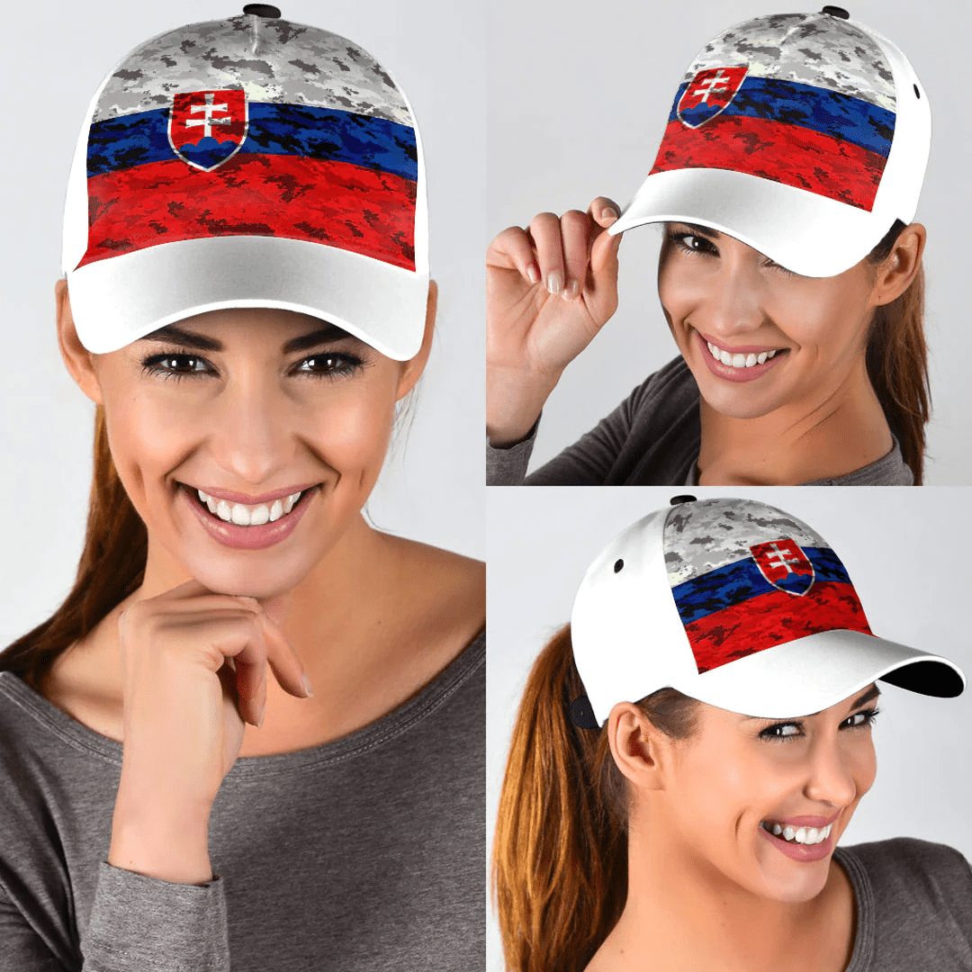 Adeenyc Cap - Slovakia Camo Style Classic Cap Baseball Cap Hat Trucker Hats Custom Hats Gifts For Men & Women