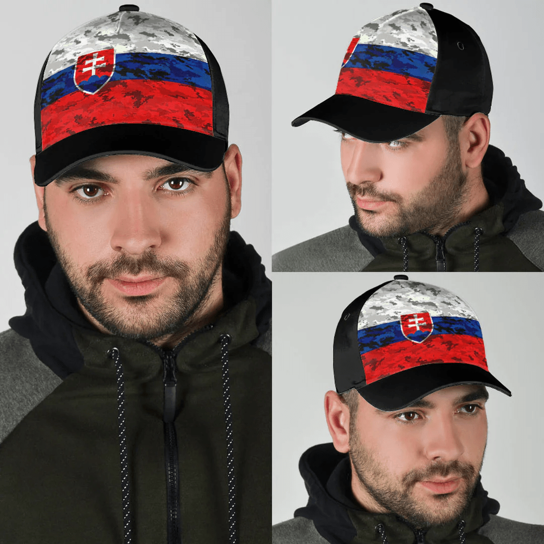 Adeenyc Cap - Slovakia Camo Style Classic Cap Baseball Cap Hat Trucker Hats Custom Hats Gifts For Men & Women