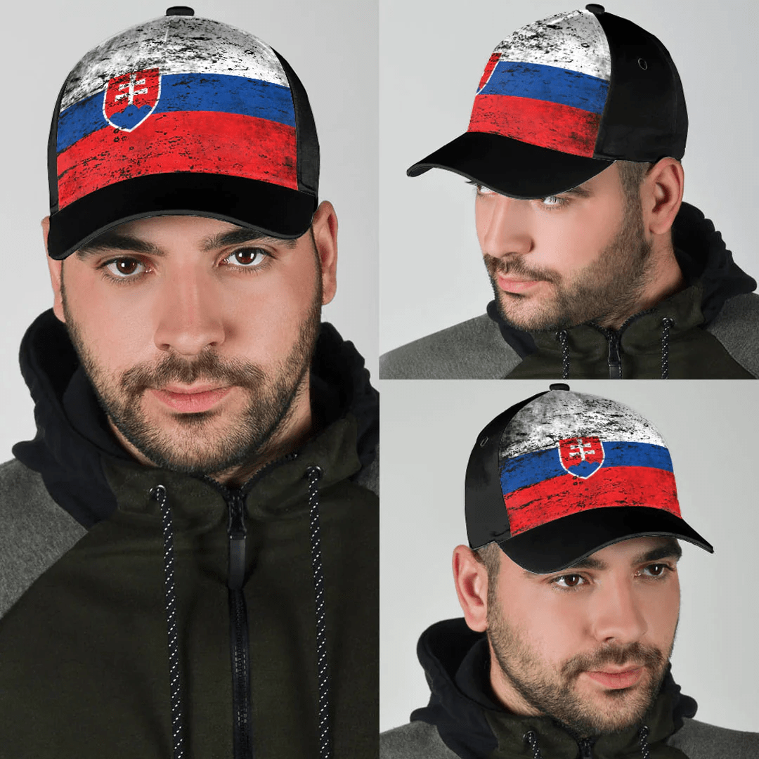 Adeenyc Cap - Slovakia Special Grunge Classic Cap Baseball Cap Hat Trucker Hats Custom Hats Gifts For Men & Women