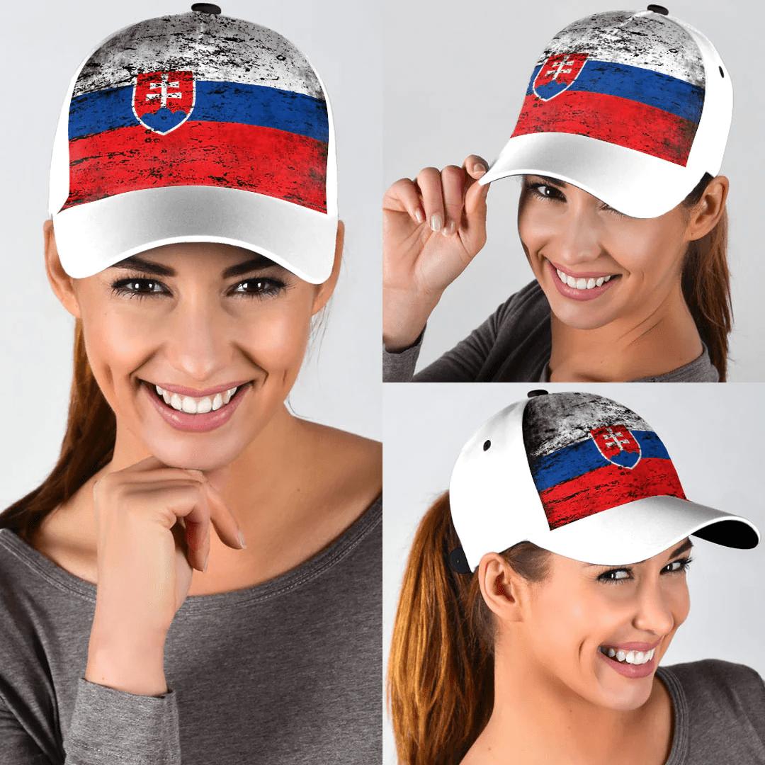 Adeenyc Cap - Slovakia Special Grunge Classic Cap Baseball Cap Hat Trucker Hats Custom Hats Gifts For Men & Women