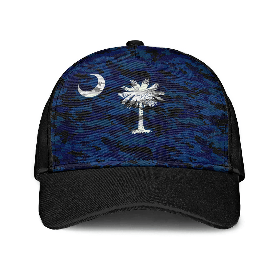 Adeenyc Cap - South Carolina Camo Style Classic Cap Baseball Cap Hat Trucker Hats Custom Hats Gifts For Men & Women