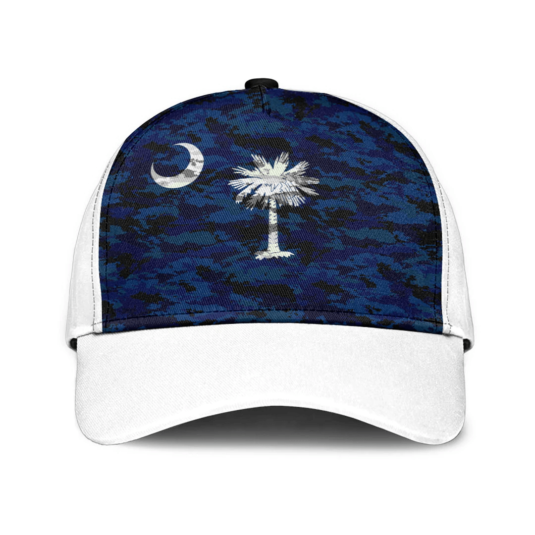 Adeenyc Cap - South Carolina Camo Style Classic Cap Baseball Cap Hat Trucker Hats Custom Hats Gifts For Men & Women