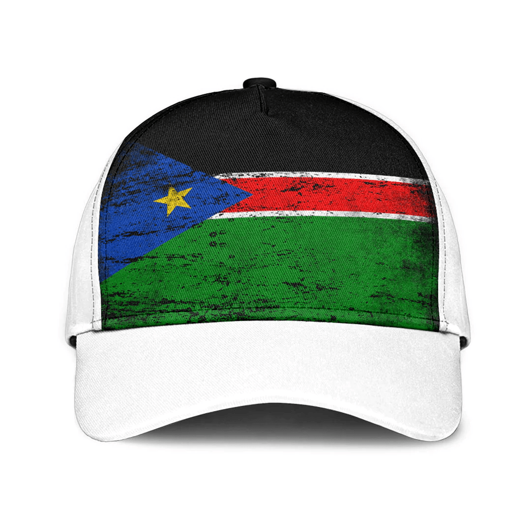 Adeenyc Cap - South Sudan Special Grunge Classic Cap Baseball Cap Hat Trucker Hats Custom Hats Gifts For Men & Women