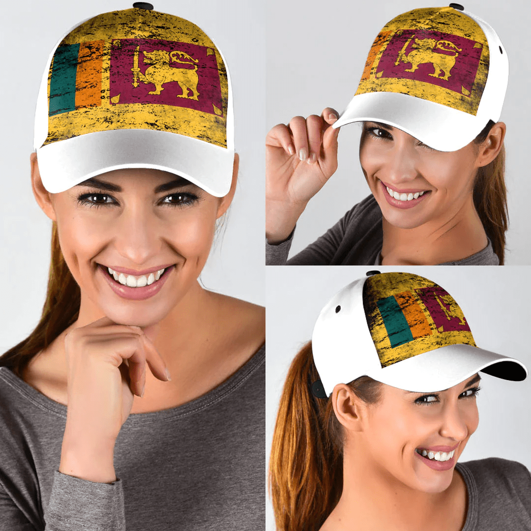 Adeenyc Cap - Sri Lanka Special Grunge Classic Cap Baseball Cap Hat Trucker Hats Custom Hats Gifts For Men & Women