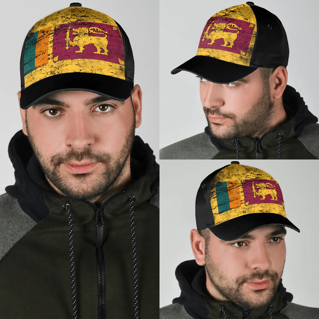 Adeenyc Cap - Sri Lanka Special Grunge Classic Cap Baseball Cap Hat Trucker Hats Custom Hats Gifts For Men & Women