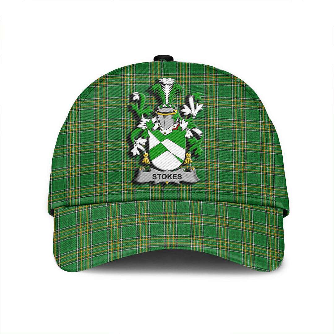 Adeenyc Cap - Stokes Family Crest Tartan Classic Cap Baseball Cap Hat Trucker Hats Custom Hats Gifts For Men & Women