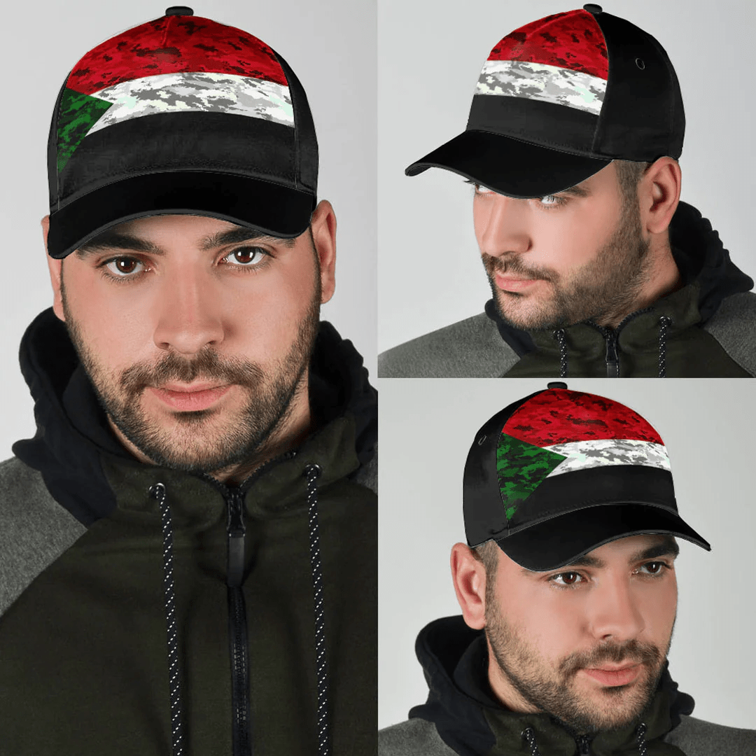 Adeenyc Cap - Sudan Camo Style Classic Cap Baseball Cap Hat Trucker Hats Custom Hats Gifts For Men & Women