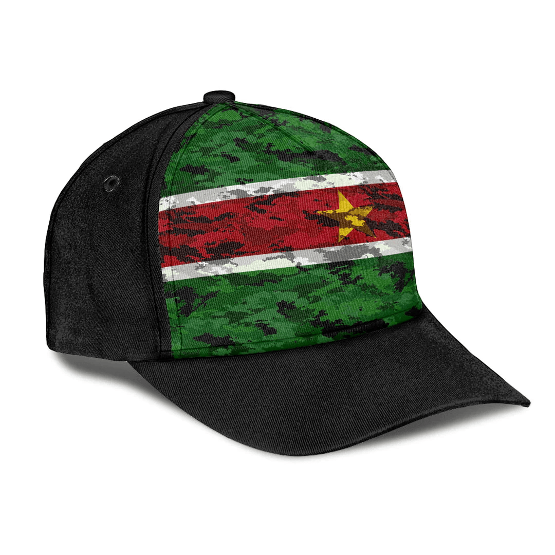 Adeenyc Cap - Suriname Camo Style Classic Cap Baseball Cap Hat Trucker Hats Custom Hats Gifts For Men & Women