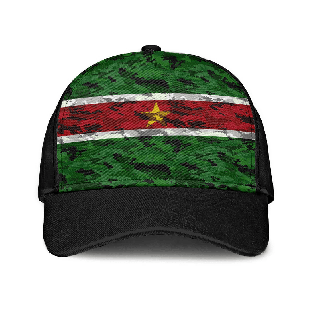 Adeenyc Cap - Suriname Camo Style Classic Cap Baseball Cap Hat Trucker Hats Custom Hats Gifts For Men & Women