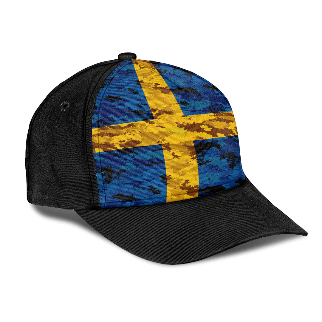 Adeenyc Cap - Sweden Camo Style Classic Cap Baseball Cap Hat Trucker Hats Custom Hats Gifts For Men & Women