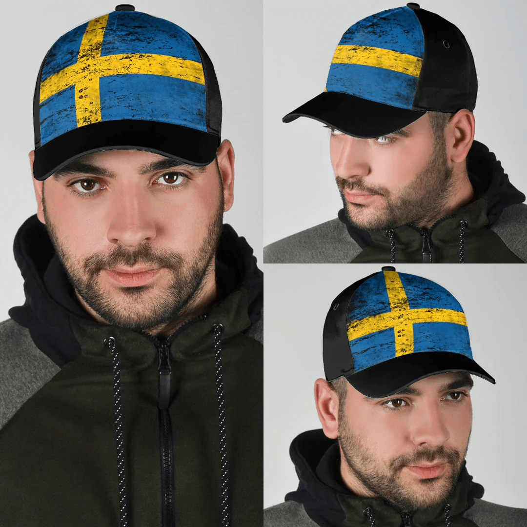 Adeenyc Cap - Sweden Special Grunge Classic Cap Baseball Cap Hat Trucker Hats Custom Hats Gifts For Men & Women