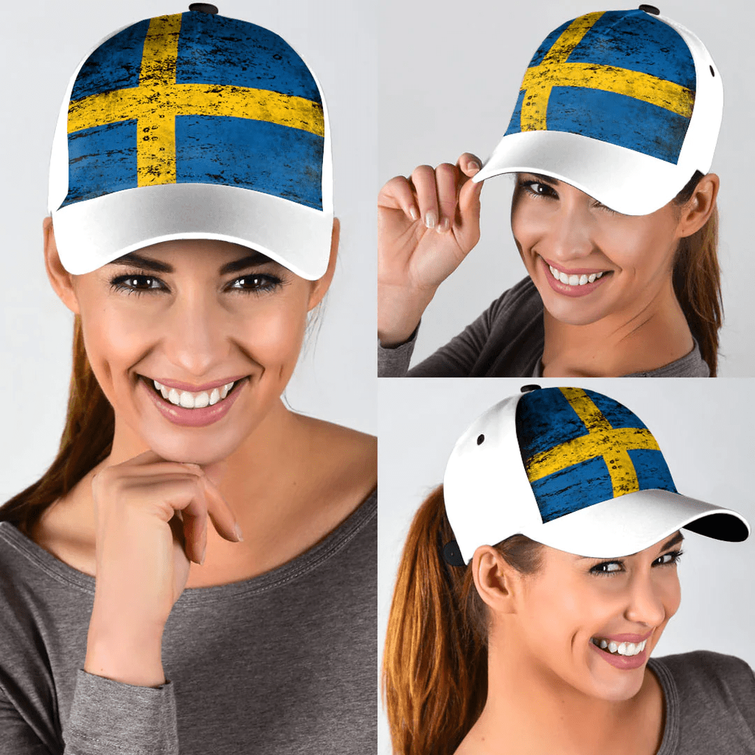 Adeenyc Cap - Sweden Special Grunge Classic Cap Baseball Cap Hat Trucker Hats Custom Hats Gifts For Men & Women