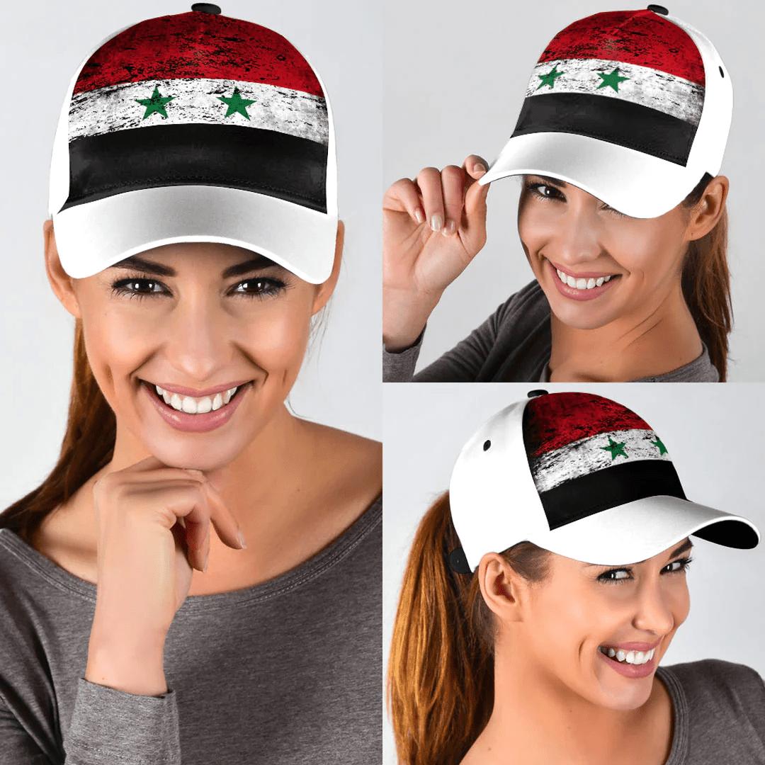 Adeenyc Cap - Syria Special Grunge Classic Cap Baseball Cap Hat Trucker Hats Custom Hats Gifts For Men & Women