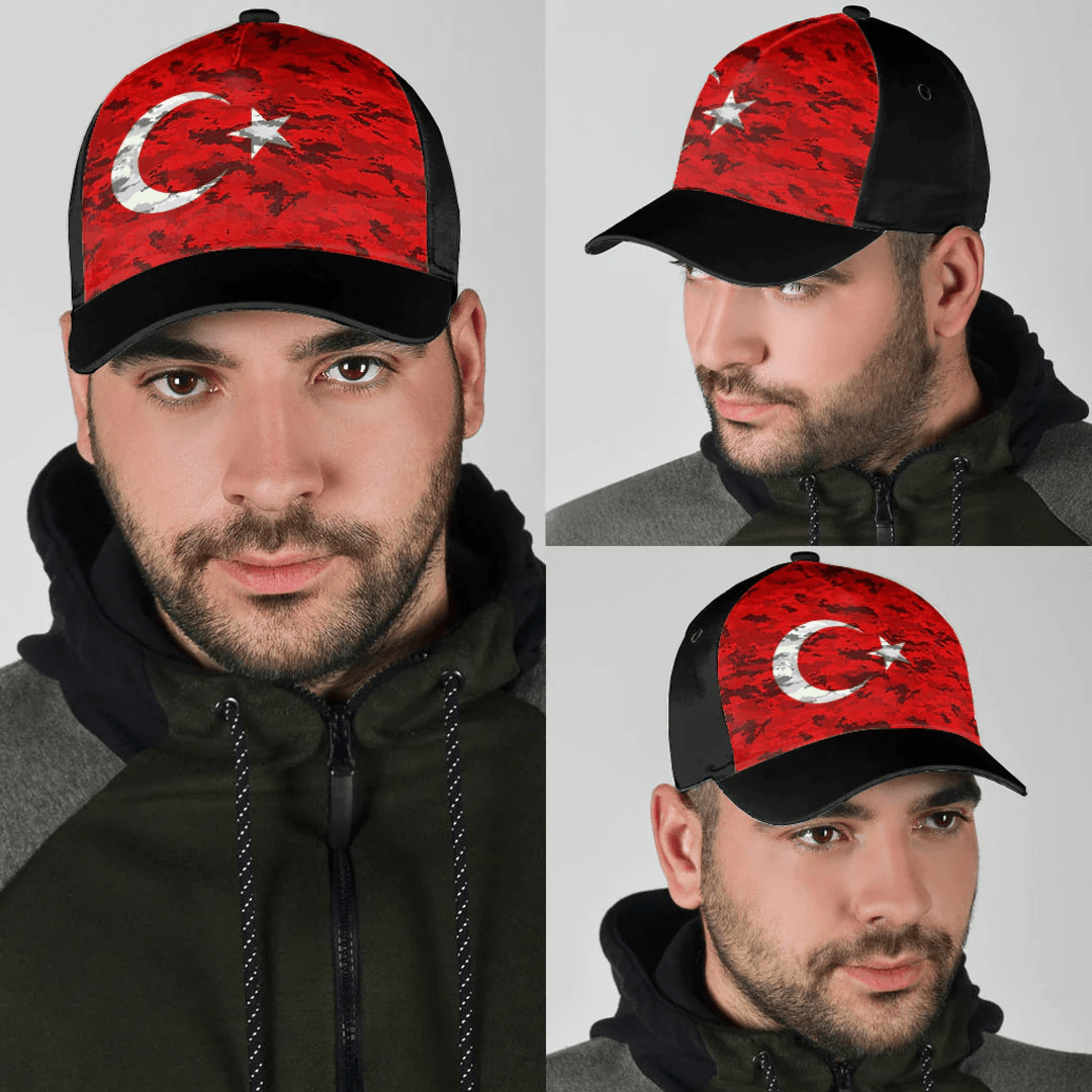 Adeenyc Cap - Turkey Camo Style Classic Cap Baseball Cap Hat Trucker Hats Custom Hats Gifts For Men & Women