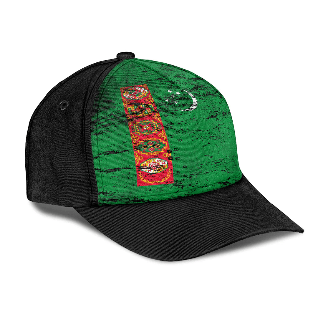 Adeenyc Cap - Turkmenistan Special Grunge Classic Cap Baseball Cap Hat Trucker Hats Custom Hats Gifts For Men & Women