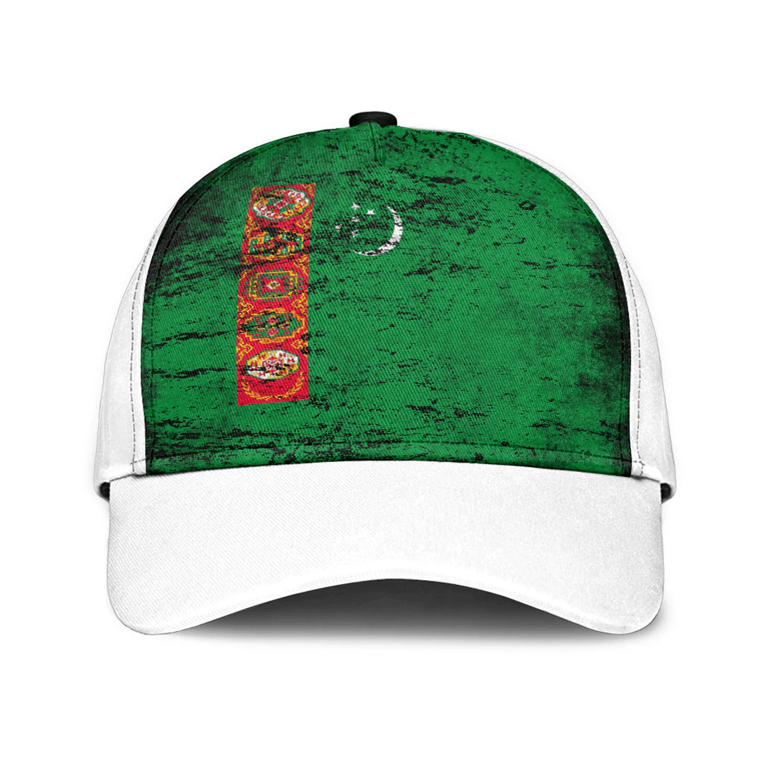 Adeenyc Cap - Turkmenistan Special Grunge Classic Cap Baseball Cap Hat Trucker Hats Custom Hats Gifts For Men & Women