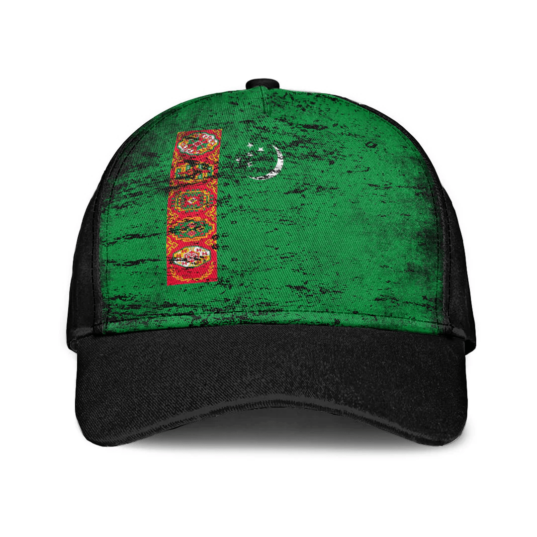 Adeenyc Cap - Turkmenistan Special Grunge Classic Cap Baseball Cap Hat Trucker Hats Custom Hats Gifts For Men & Women