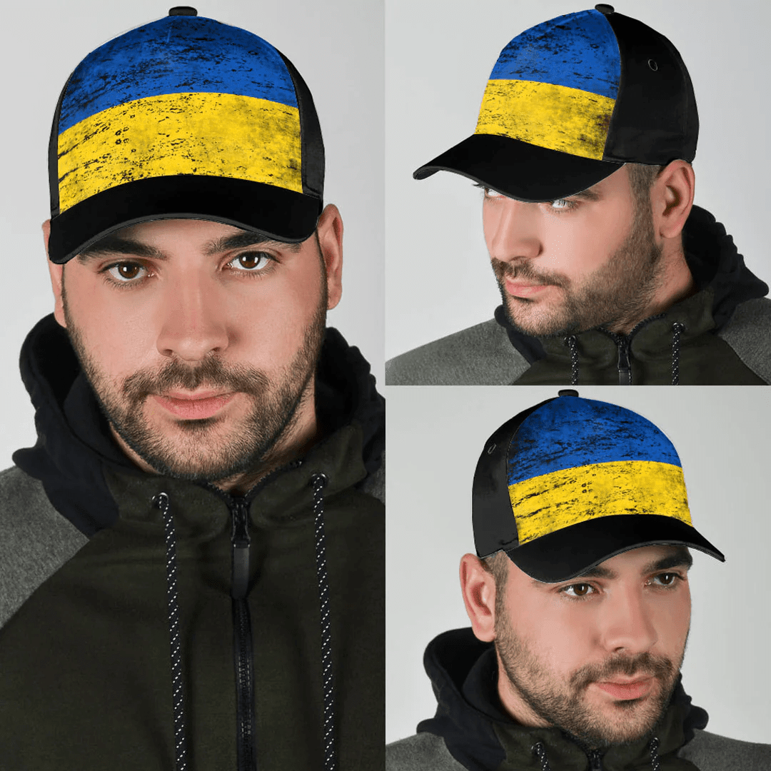 Adeenyc Cap - Ukraine Special Grunge Classic Cap Baseball Cap Hat Trucker Hats Custom Hats Gifts For Men & Women