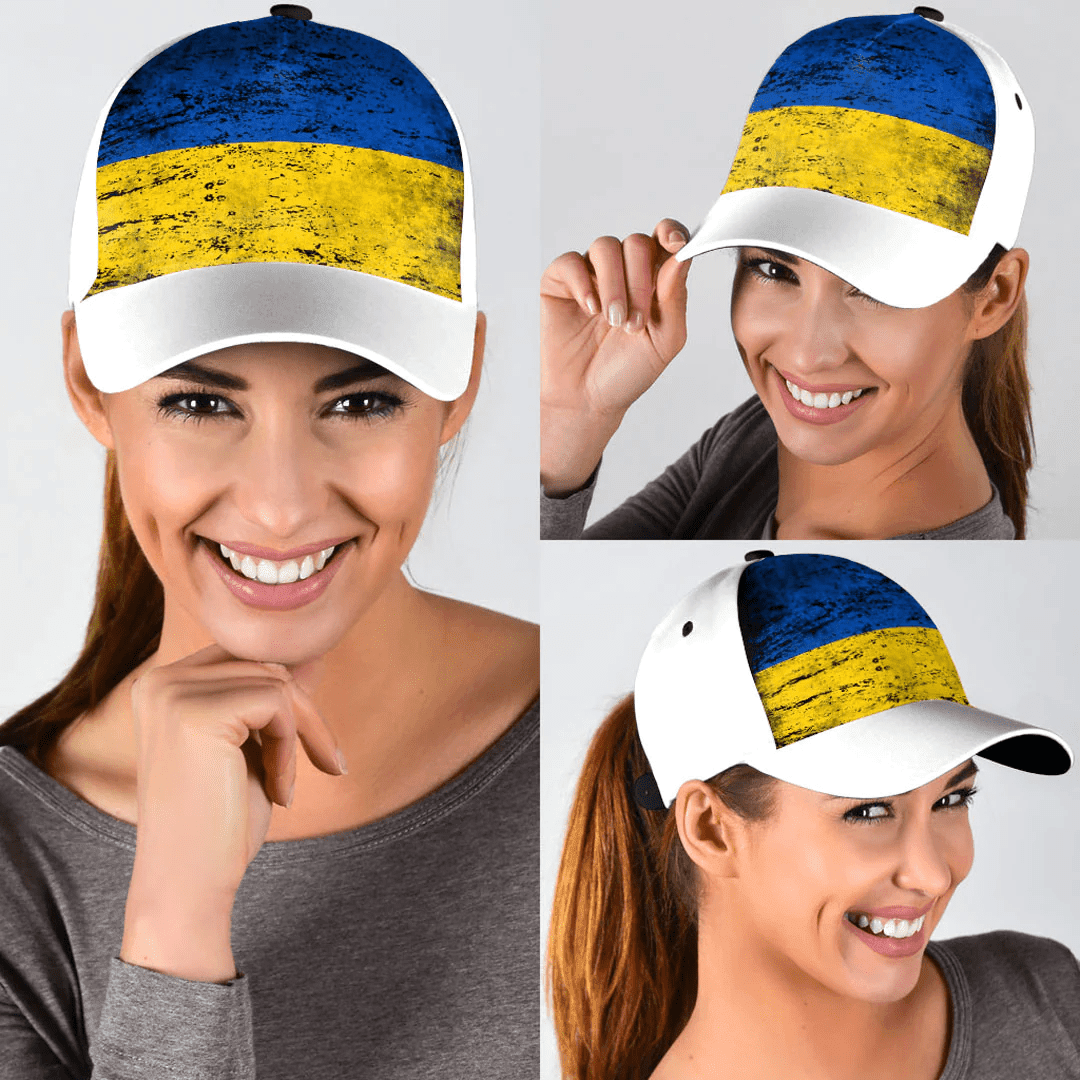 Adeenyc Cap - Ukraine Special Grunge Classic Cap Baseball Cap Hat Trucker Hats Custom Hats Gifts For Men & Women