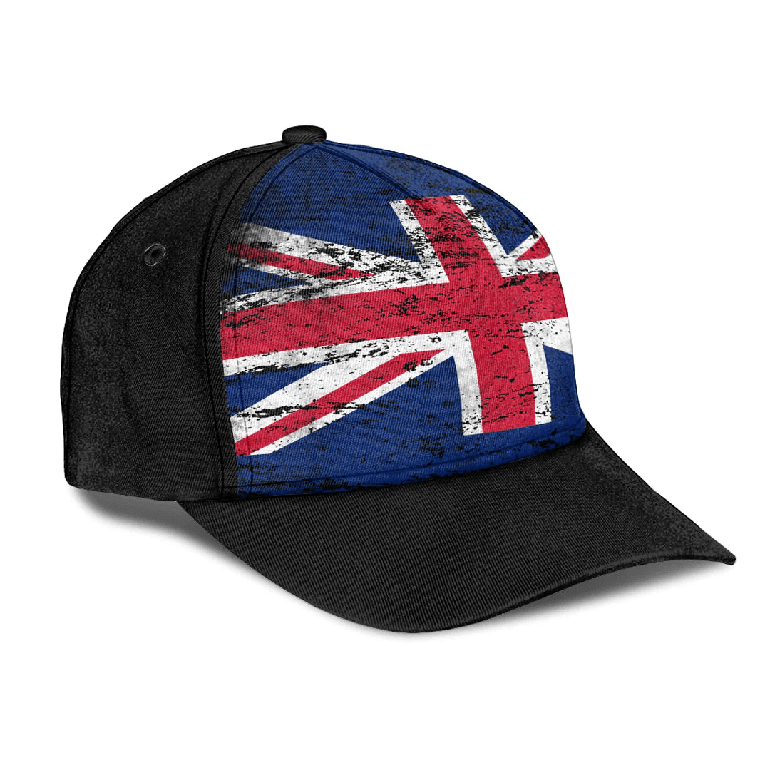 Adeenyc Cap - United Kingdom Union Jack Special Grunge Classic Cap Baseball Cap Hat Trucker Hats Custom Hats Gifts For Men & Women