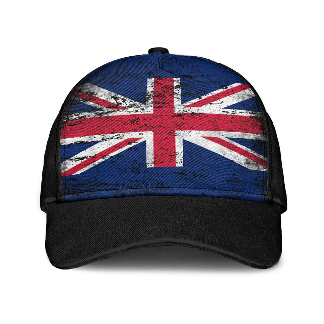 Adeenyc Cap - United Kingdom Union Jack Special Grunge Classic Cap Baseball Cap Hat Trucker Hats Custom Hats Gifts For Men & Women