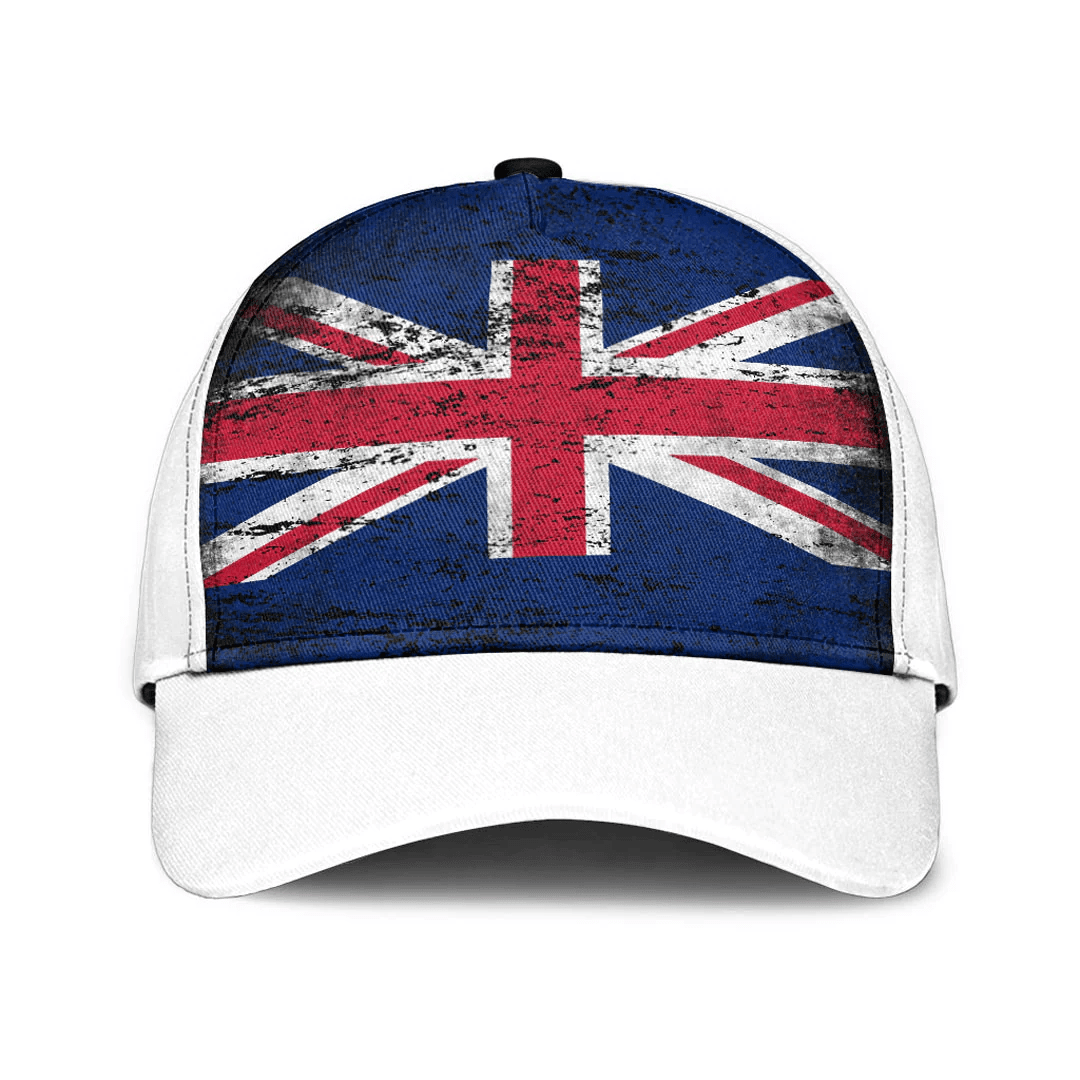 Adeenyc Cap - United Kingdom Union Jack Special Grunge Classic Cap Baseball Cap Hat Trucker Hats Custom Hats Gifts For Men & Women