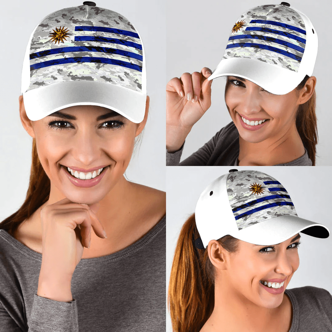 Adeenyc Cap - Us Virgin Islands Camo Style Classic Cap Baseball Cap Hat Trucker Hats Custom Hats Gifts For Men & Women