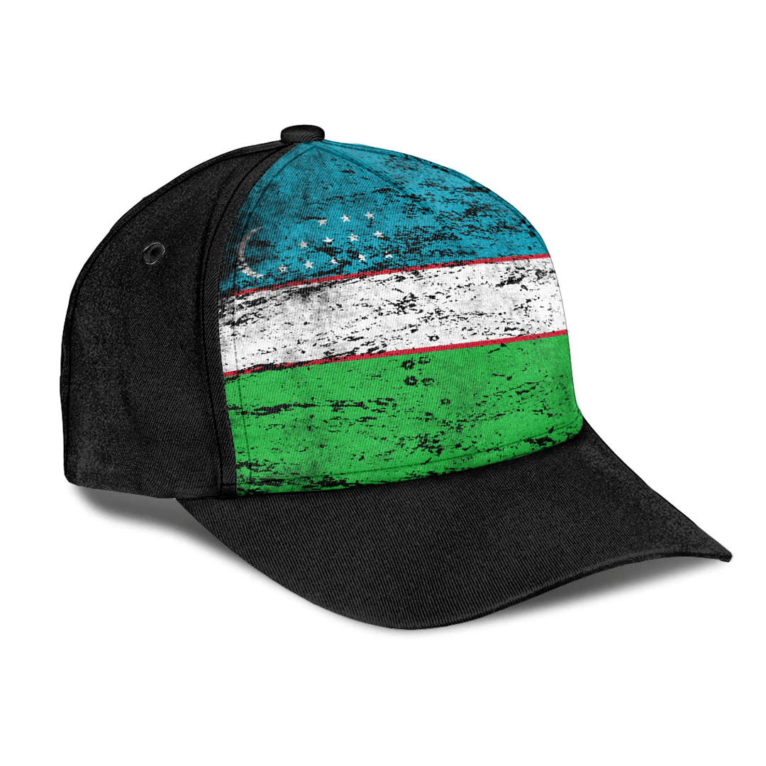Adeenyc Cap - Uzbekistan Special Grunge Classic Cap Baseball Cap Hat Trucker Hats Custom Hats Gifts For Men & Women