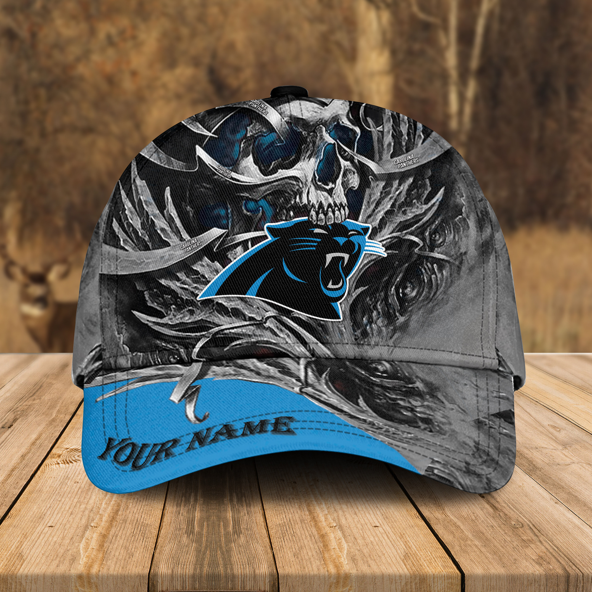 Adeenyc Carolina Panthers NFL 3D Classic Cap Personalized Gift For Fans