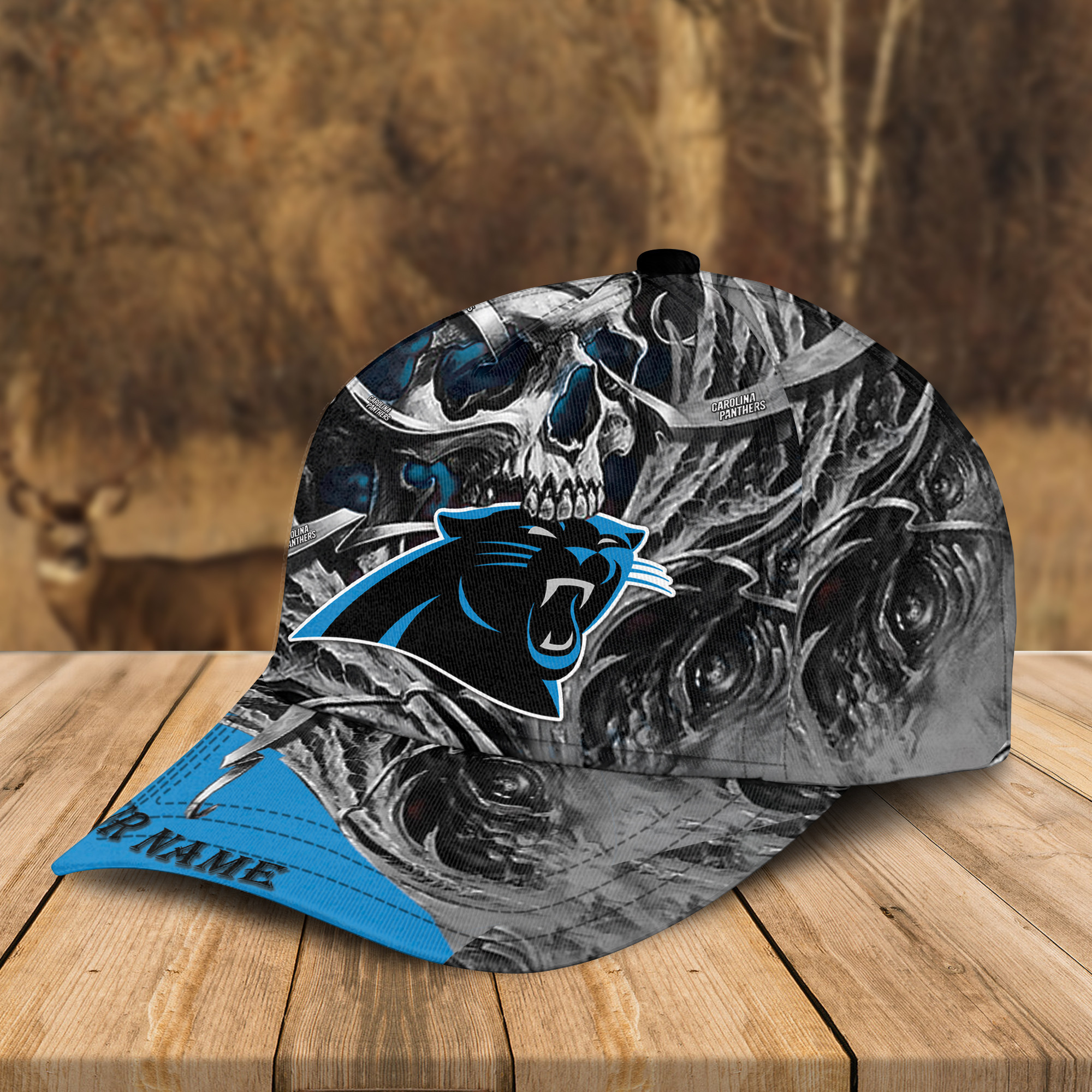 Adeenyc Carolina Panthers NFL 3D Classic Cap Personalized Gift For Fans