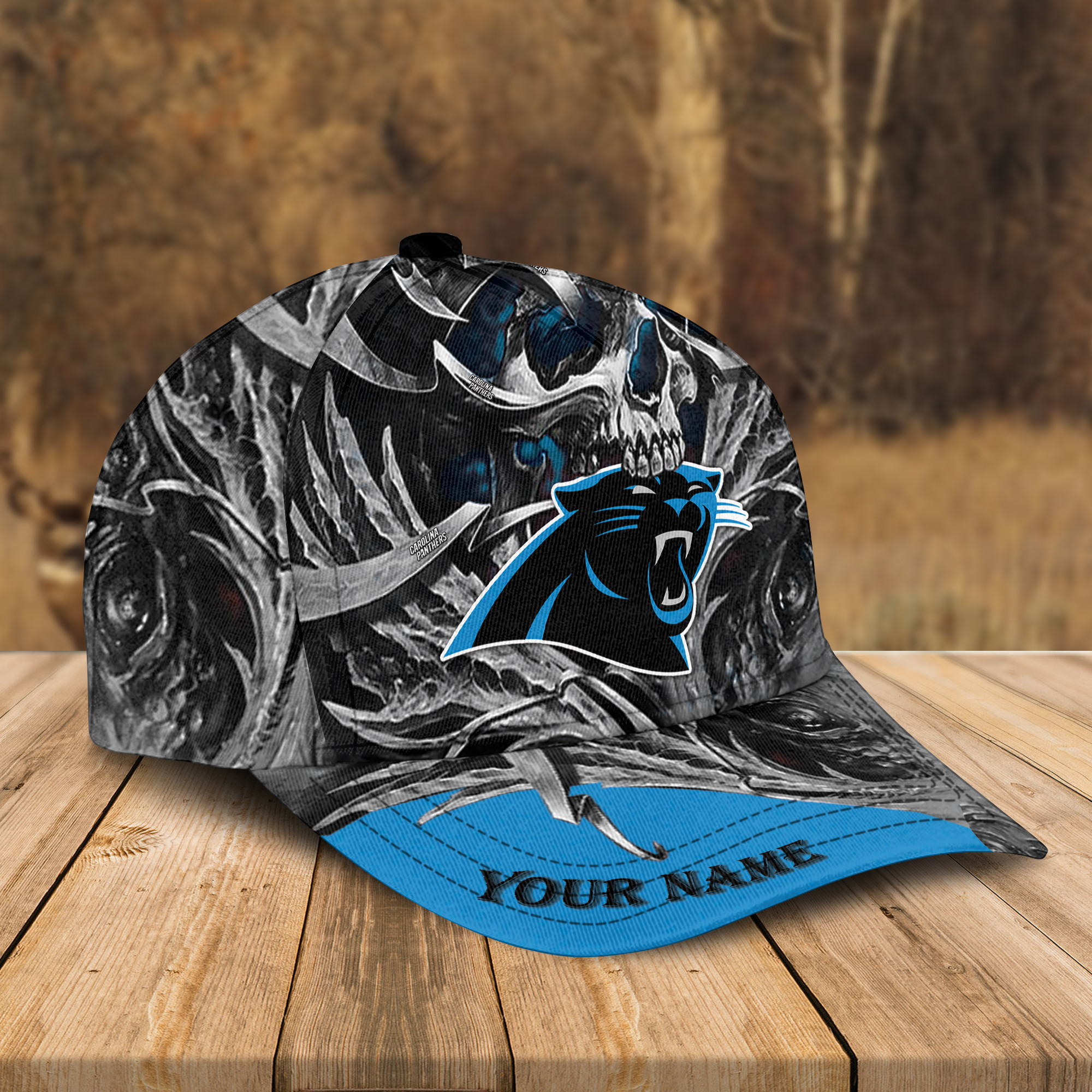 Adeenyc Carolina Panthers NFL 3D Classic Cap Personalized Gift For Fans