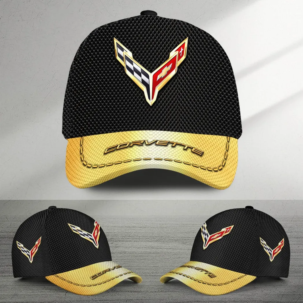 Adeenyc Chevrolet Corvette 3D Baseball Cap Classic Hat 