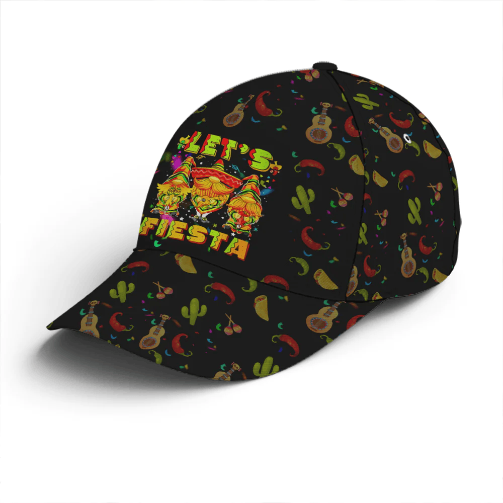 Adeenyc Cinco De Mayo Let Us Fiesta Funny Baseball Cap Trucker Hats Custom Hats Gifts For Men & Women