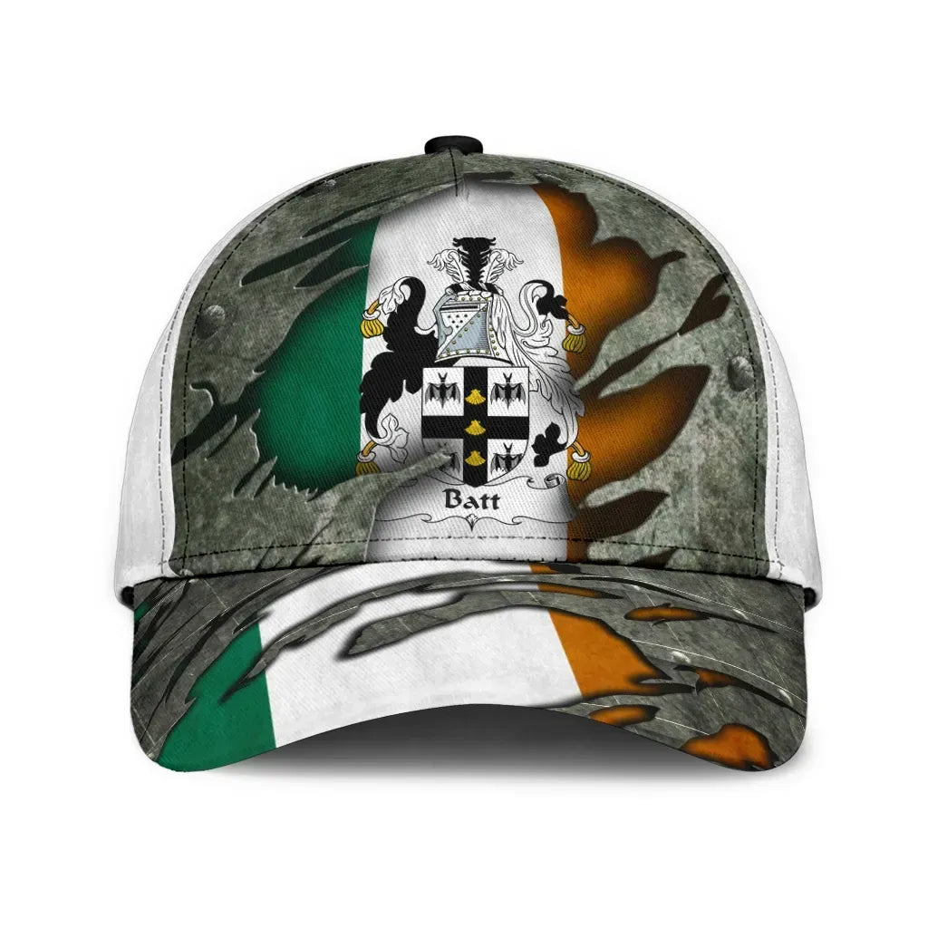 Adeenyc Clan Batt Coat Of Arms Irish Family Crest Classic Cap Trucker Hats Custom Hats Gifts For Men & Women