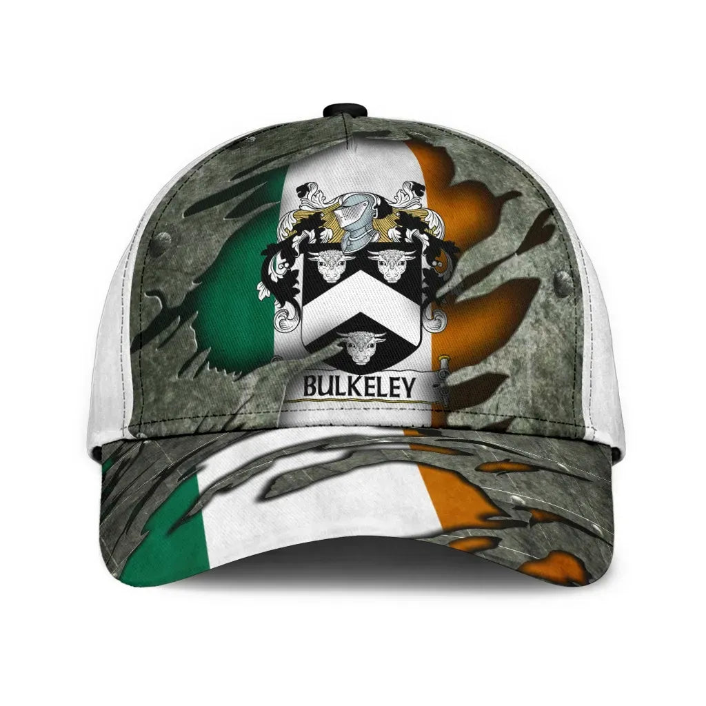 Adeenyc Clan Bulkeley Coat Of Arms Irish Family Crest Classic Cap Trucker Hats Custom Hats Gifts For Men & Women