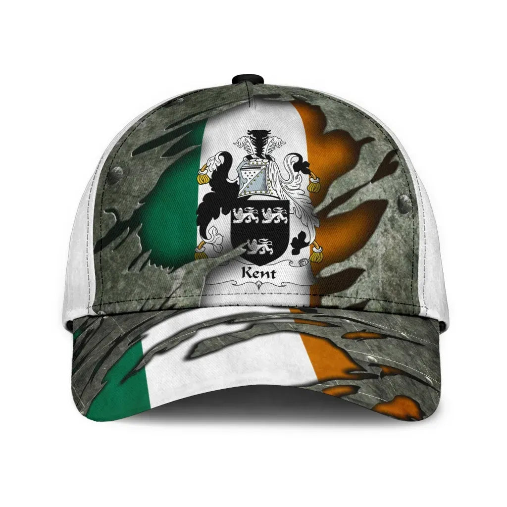 Adeenyc Clan Kent Coat Of Arms Irish Family Crest Classic Cap Trucker Hats Custom Hats Gifts For Men & Women